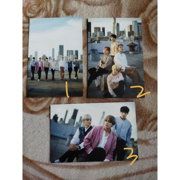 บัตรไปรษณีย์อย่างเป็นทางการของ BTS