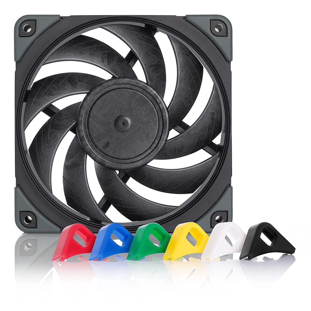Noctua NF-A12x25 PWM chromax.Black.swap, Premium Quiet Fan, 4-Pin (120mm, Black)
