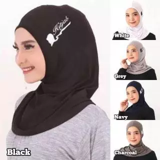 Hijab Sport Sports Padel Gym Running Swimming Instant Hijab