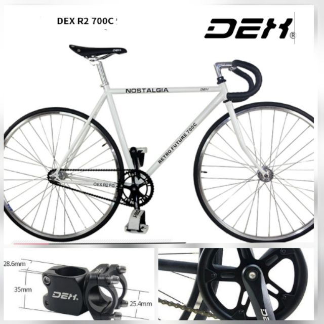 จักรยานฟิกเกียร์ dex  ยาง 700c ไซส์ 52cm
