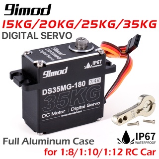 9imod Metal Gear Digital Servo Waterproof  High Torque Metal Gear Arduino Digital Servo 35kg 25kg 20kg 15kg for 1/10 RC Auto