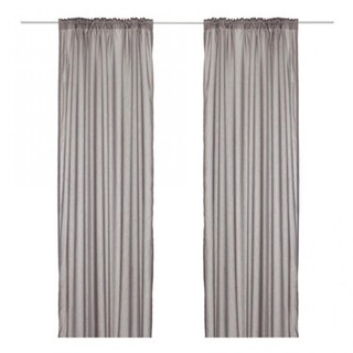 วีวัน ผ้าม่านคู่ 1 คู่ สีเทา ขนาด 145x250 ซม.