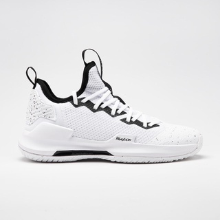 รองเท้าบาสเก็ตบอลรุ่น Fast 500 TARMAK MENS/WOMENS LOW-RISE BASKETBALL SHOES FAST 500 - WHITE/BLACK