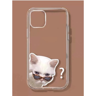 เคสโทรศัพท์ใส ไอโฟน(iphone) ลายรูปแมว