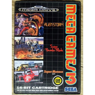 ตลับ Megadrive สำหรับสายสะสม Mega Games 3 (รวม 3 เกมส์ในตลับเดียว) Asia Version (PAL)