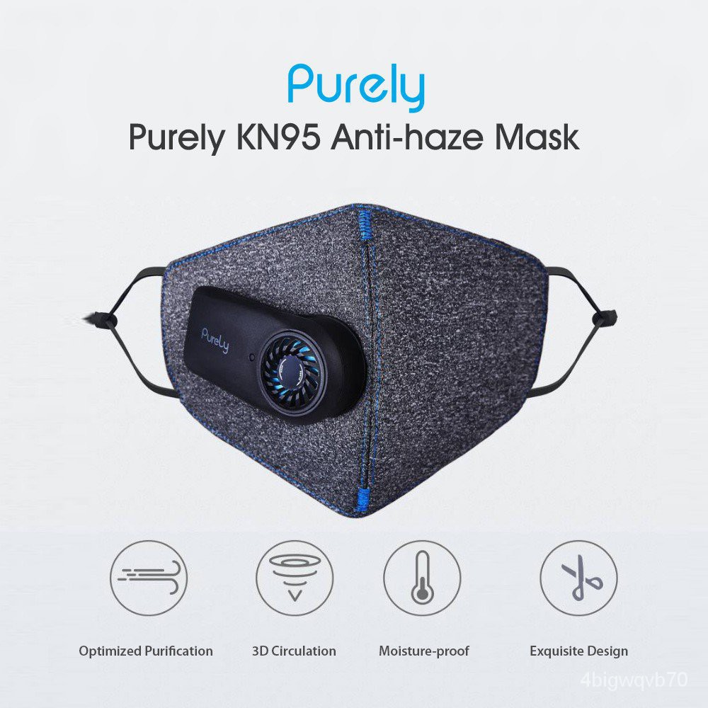 จุด Purely KN95 Anti-haze Air Sport Mask Electric Fresh Face Mask PM2.5 ...