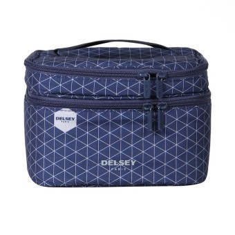 DELSEY กระเป๋าจัดระเบียบ Beauty case 2 compartments s 70 year (สีน้ำเงิน)