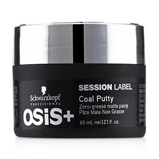 SCHWARZKOPF Osis+ Session Label Coal Putty (Zero-Grease Matte Paste) Size: 65ml/2.1oz