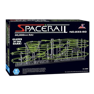 Space Rail รางลูกเหล็กสุดท้าทาย รุ่นเรืองแสง Glows in the dark (Level 5) เล่นได้ทุกวัย ของเล่นเสริมทักษะ Spacerail