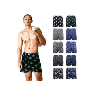 LUFT KNITTED BOXER กางเกงบ๊อกเซอร์ลายพิมพ์ รุ่น L4074 จำนวน 1 ตัว/แพ็ค