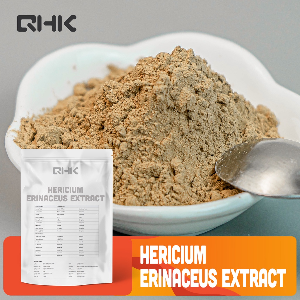 Supply Top Quality Hericium Erinaceus Extract Lions Mane Extract powder Polysaccharide 50%