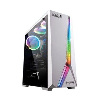 เคส ATX Case (NP) ITSONAS Tower RGB TG (White)(Black)