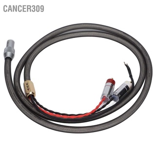 Cancer309 Xangsane Xs‐0609 สายเคเบิลโทนอาร์มไวนิล ชุบเงิน Lp Rca เป็น 5Pin Xlr พร้อมสายดิน