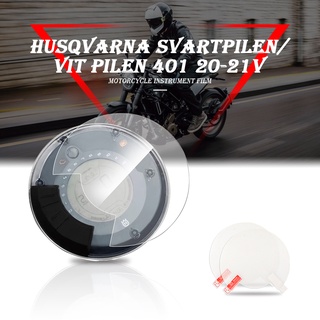 ฟิล์มป้องกันรอยขีดข่วนหน้าจอ สําหรับรถจักรยานยนต์ Husqvarna Svartpilen 401 VITPILEN 401 20-21