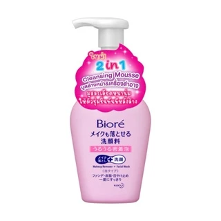 บิโอเร 2อิน1 เมคอัพ รีมูฟเวอร์ โฟม 160มล Biore 2 in 1 Makeup Remover Foam 160ML โฟมล้างเครื่องสำอาง