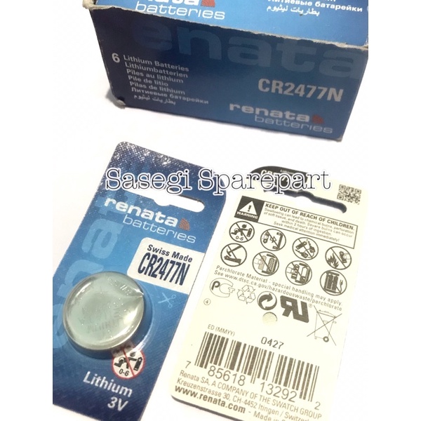 Btaerai Renata CR2477N ของแท้ 3V Renata CR 2477 Renata 2477