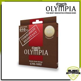 Olympia สายกีต้าร์ไฟฟ้า Coated Nickel Wound : 10-52