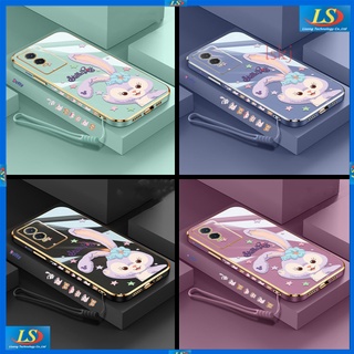 เคส Vivo Y76 5G Y21 Y21T T1X Y33T Y33S Y50 Y30 Y95 Y93 Y91 y91i Y20 Y20S Y12S Y12A Y17 Y15 Y12 y11 Y19 Y15S Y01 Y31 เคสโทรศัพท์มือถือ ลายการ์ตูนกระต่าย StellaLou TZ