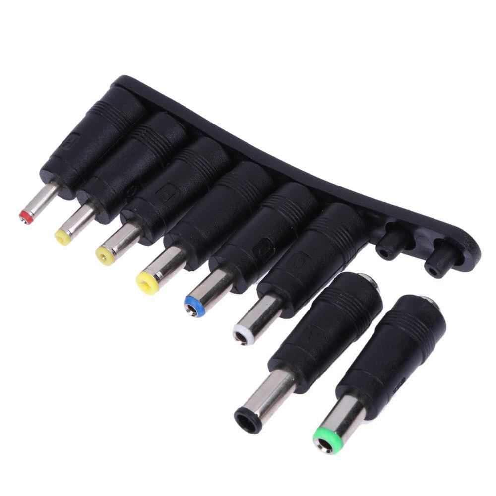 Pewany ปลั๊กเปลี่ยนได้ 5.5 * 2.1 มม. 8 สายชาร์จชาย Universal 8 in 1 1 M สาย DC Connector