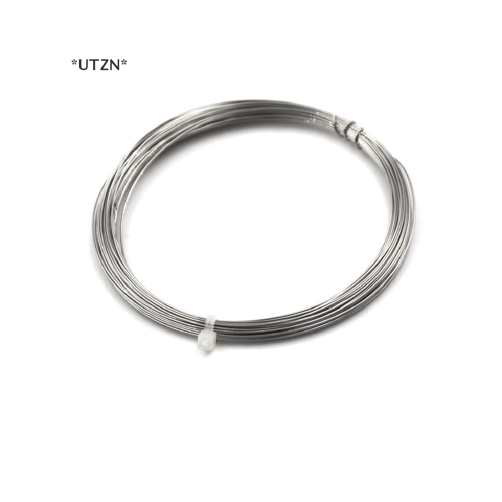 [[UTZN]] ลวดนิโครมต้านทาน AWG ยาว 10 เมตร 0.5 มม. [ขายดี
