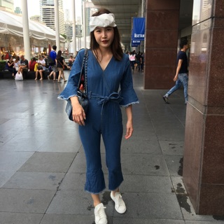 Denim jumpsuit