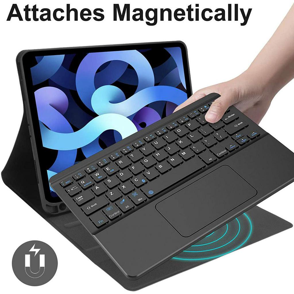 แป้นพิมพ์ ไทย/อังกฤษ iPad Air 4 10.9 Keyboard Case Touchpad RGB 7 Color - เคสคีย์บอร์ด iPad  Pro 11 inch 2021/2020