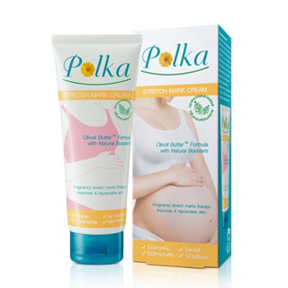 POLKA STRETCH MARK CREAM (สูตร Aroma Chology) ครีมทาท้องแตกลาย