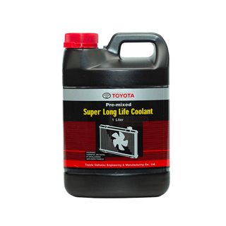 TOYOTA Pre-mixed Super Long Life Coolant น้ำยาเติมหม้อน้ำรถยนต์โตโยต้า สูตรพิเศษ ขนาด 1 ลิตร