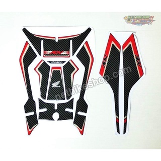 สติ๊กเกอร์กันลายถังน้ำมันชุดใหญ่ HONDA ADV150 ลายคาร์บอน แบบนูนหนา
