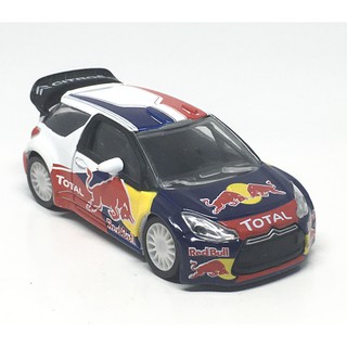 Norev Citroen DS3 WRC Red Bull โมเดลรถเหล็กสะสม 1/64 (ยาว 7.5 cm) นอกแพค