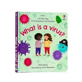 Usborne : What is a Virus? Lift-the-flap First Questions and Answers (พร้อมส่ง)