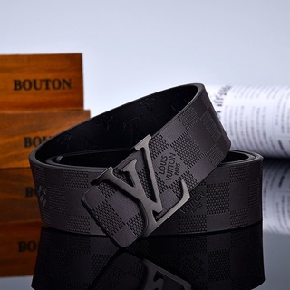 เข็มขัดลําลอง ลายสก๊อต แฟชั่นสไตล์เกาหลี สําหรับผู้ชาย และผู…