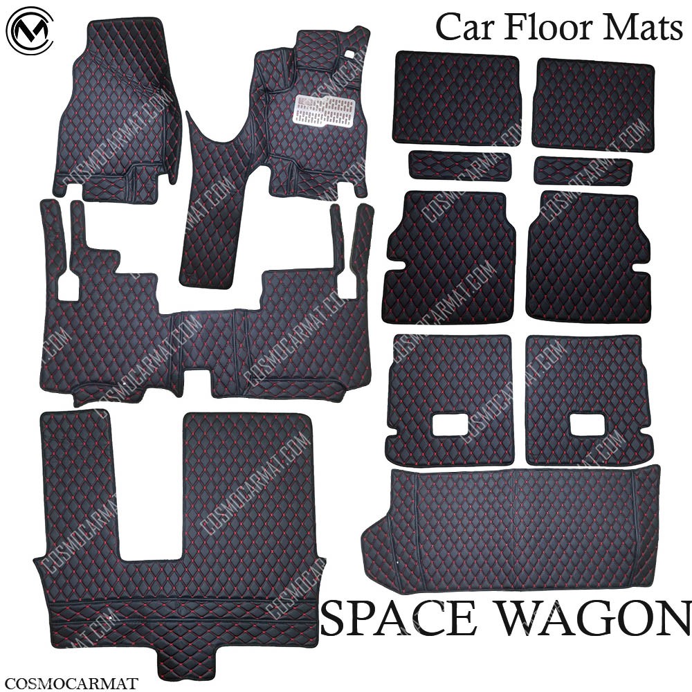 พรม SPACE WAGON พรมรถยนต์ 6D สำหรับ Mitsubishi - SPACE WAGON  ปี2009-2010 พรมปูพื้นเข้ารูป