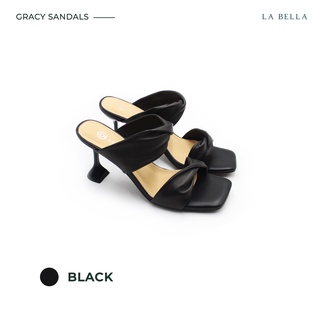 LA BELLA รุ่น GRACY SANDALS - BLACK