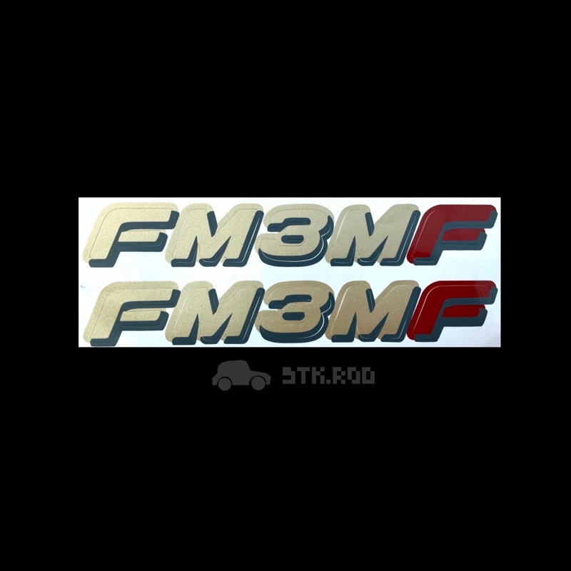 สติ๊กเกอร์ FM3MF ติดข้างประตู รถ ฮีโน่ ไฮเทค HINO hitech STICKER (ขายเป็นชุด)