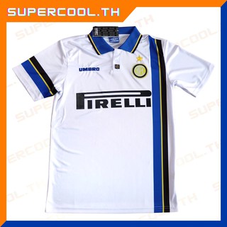 Inter milan 1997 เสื้ออินเตอร์มิลานย้อนยุค เสื้อบอลอินเตอร์มิลาน เสื้ออินเตอร์มิลานรุ่นเก่า