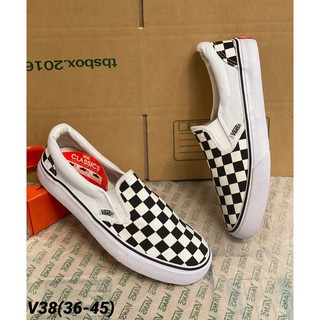 รองเท้าผ้าใบ VAns แบบสวม ใส่ได้ทั้งชายและหญิง