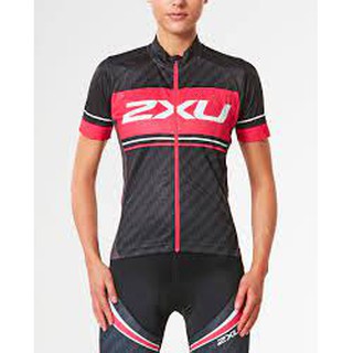 2XU Womens Perform Pro Cycle jersey  BLK/CHP - เสื้อปั่นจักรยาน สำหรับผู้หญิง รุ่น PRO size S