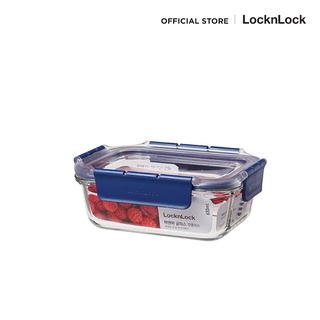 LocknLock กล่องใส่อาหาร Glass Top Class ความจุ 630 ml. รุ่น LBG428