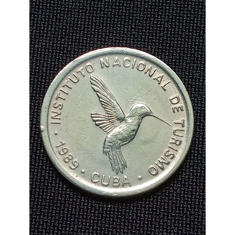 เหรียญเก่า(156)คิวบา1989