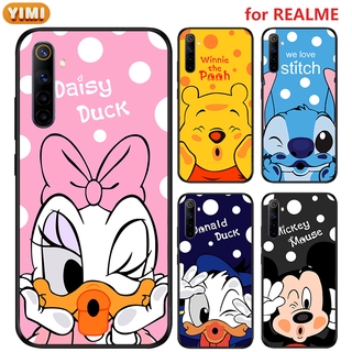 เคส Realme 5 5S 5I 6I 2 Pro 4G 5G  7 6 7i C17 Pro 4G 5G  ลายการ์ตูนโดนัลด์ดั๊ก แบบนุ่ม สำหรับ