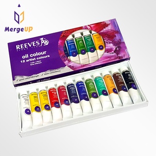 [กล่อง 12 สี] สีน้ำมัน รีฟส์ Reeves Oil Colour No.8590300