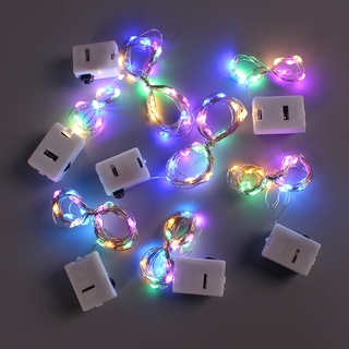 ฟรีแบตเตอรี่ 3 โหมด LED String Fairy Lights Lampu Raya Lampu Hiasan ไฟตกแต่งกล่องของขวัญวันเกิด