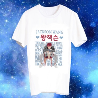 เสื้อยืดสีขาว สั่งทำ เสื้อยืด Fanmade เสื้อแฟนเมด เสื้อยืดคำพูด เสื้อแฟนคลับ JKSW1 แจ็คสัน หวัง Jackson Wang