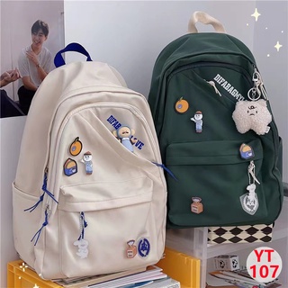 YT107 กระเป๋าเป้ผู้หญิง กระเป๋านักเรียน Backpacks