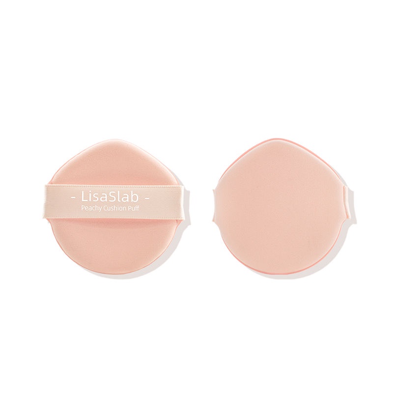 ✁❐lisaslab พัฟ Chubby Peach Double Side Air Cushion ฟองน้ำแต่งหน้า
