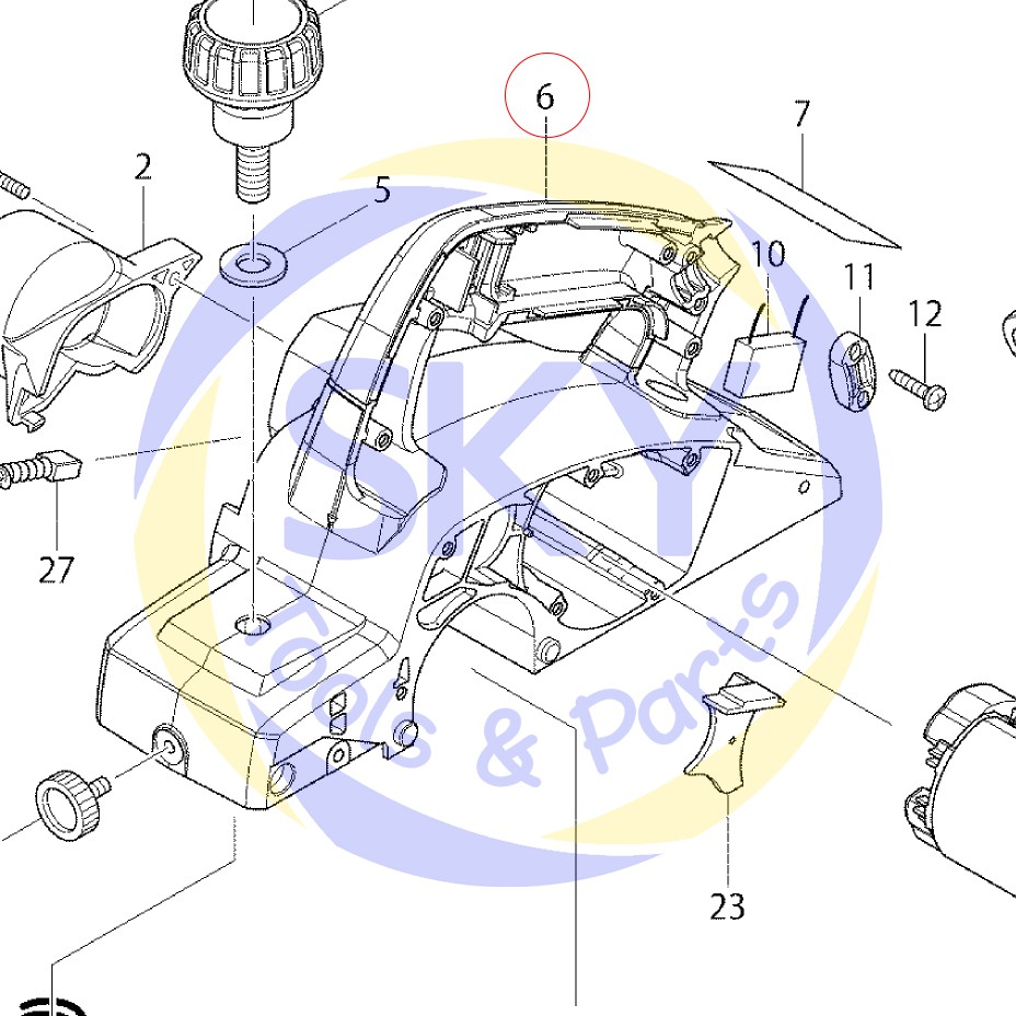 🔥อะไหล่แท้🔥 MAIN FRAME COMPLETE #6 140943-5 MAKTEC MT191 กบไสไม้ไฟฟ้า 3-1/4 นิ้ว มาคเทค Maktec แท้ 1