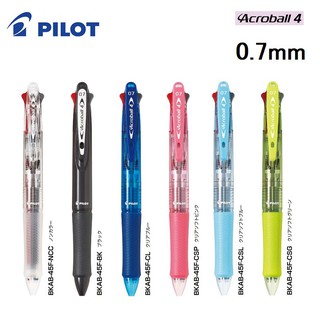 ปากกาลูกลื่น 4 สีขนาด 0 . 7 มม. bkab - 45 f 6 สี