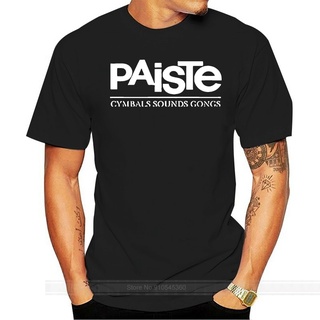 เสื้อยืดผ้าฝ้ายพิมพ์ลายแฟชั่น เสื้อยืด ผ้าฝ้าย พิมพ์ลายโลโก้ Paiste Cymbals แฟชั่นฤดูร้อน สําหรับผู้ชาย ไซซ์ S M L XL 2X