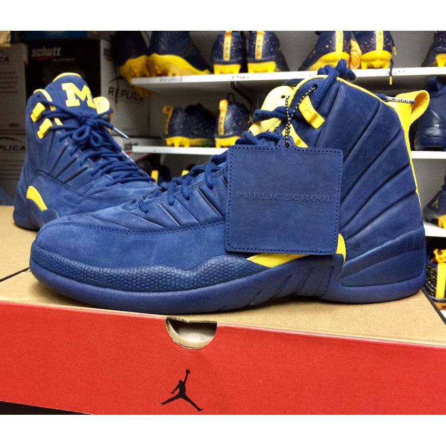 jordan 12 psny michigan